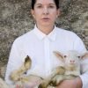 Marina Abramovic with whi 006